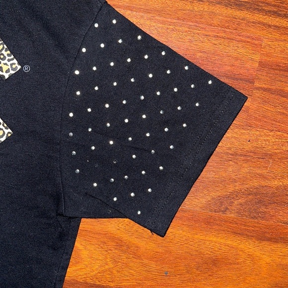 4 For $12 Womens Ac Dc Crop Tee - Picture 3 of 8